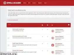 Sites similar to spellscams.forumotion.com