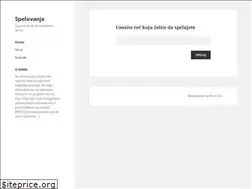 Sites similar to spelovanje.in.rs