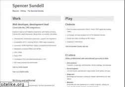 Sites similar to spencersundell.com