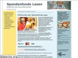 Sites similar to spendenfondslesen.ch