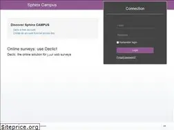 Sites similar to sphinx-campus.com