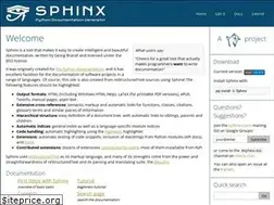 Sites similar to sphinx-doc.org
