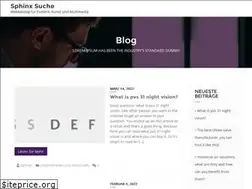 Sites similar to sphinx-suche.de