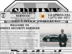 Sites similar to sphinxsecurityusa.com