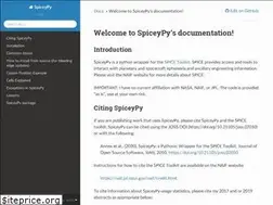 Sites similar to spiceypy.readthedocs.io