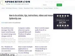 Sites similar to spidertip.com