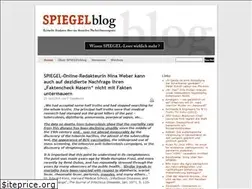 Sites similar to spiegelblog.net