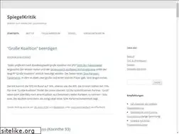 Sites similar to spiegelkritik.de