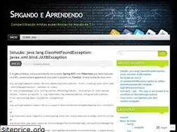 Sites similar to spigandoeaprendendo.wordpress.com