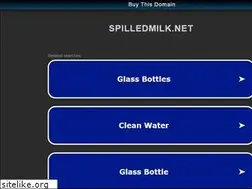 Sites similar to spilledmilk.net