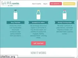 Sites similar to spiltmilknannies.com