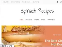 Sites similar to spinach-recipes.com