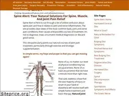 Sites similar to spinealert.net