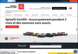 Sites similar to spinellitoyotapointeclaire.com