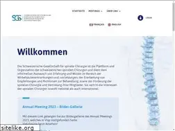 Sites similar to spinesociety.ch