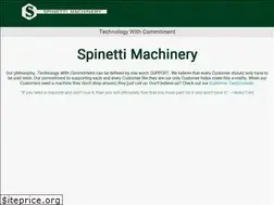 Sites similar to spinettimachinery.com