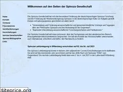 Sites similar to spinoza-gesellschaft.de