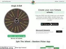 Sites similar to spinthewheel.app