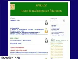 Sites similar to spirale-edu-revue.fr