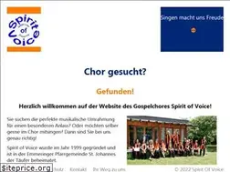 Sites similar to spirit-of-voice.de