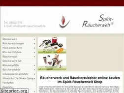 Sites similar to spirit-raeucherwerk.de