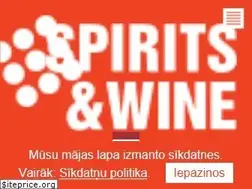 Sites similar to spiritsandwine.lv