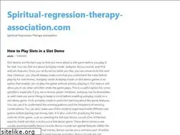 Sites similar to spiritual-regression-therapy-association.com