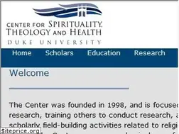Sites similar to spiritualityandhealth.duke.edu