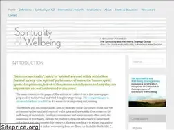 Sites similar to spiritualityandwellbeing.co.nz