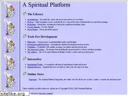 Sites similar to spiritualplatform.org