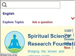 Sites similar to spiritualresearchfoundation.org