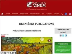 Sites similar to spiritusvinum.fr
