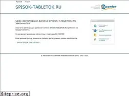 Sites similar to spisok-tabletok.ru
