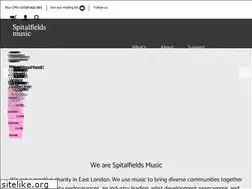 Sites similar to spitalfieldsmusic.org.uk