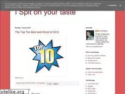 Sites similar to spitonyourtaste.blogspot.com