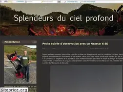 Sites similar to splendeursducielprofond.eklablog.fr