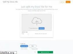 Sites similar to splitmyexcelfile.com
