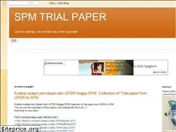 Sites similar to spmtrialpaper.blogspot.com