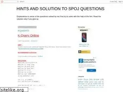 Sites similar to spoj-sus.blogspot.com