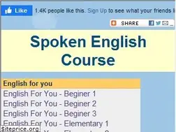 Sites similar to spokenenglishcourse.net
