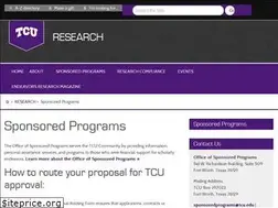 Sites similar to sponsoredresearch.tcu.edu