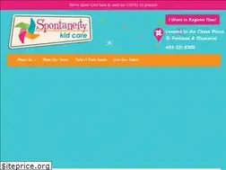Sites similar to spontaneitykidcare.com