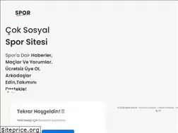 Sites similar to spor.com.tr