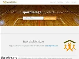 Sites similar to spordiplatsid.ee