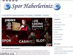 Sites similar to sporhaberleriniz.com