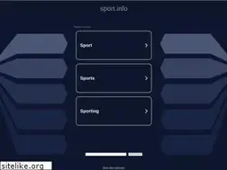 Sites similar to sport.info