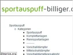 Sites similar to sportauspuff-billiger.de
