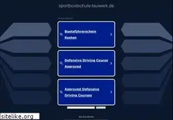Sites similar to sportbootschule-tauwerk.de