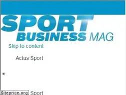 Sites similar to sportbusinessmag.com