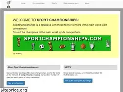 Sites similar to sportchampionships.com